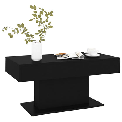 Couchtisch Schwarz 96x50x45 cm Holzwerkstoff