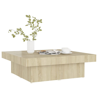 Couchtisch Sonoma-Eiche 90x90x28 cm Holzwerkstoff