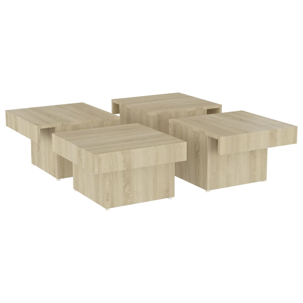 Couchtisch Sonoma-Eiche 90x90x28 cm Holzwerkstoff