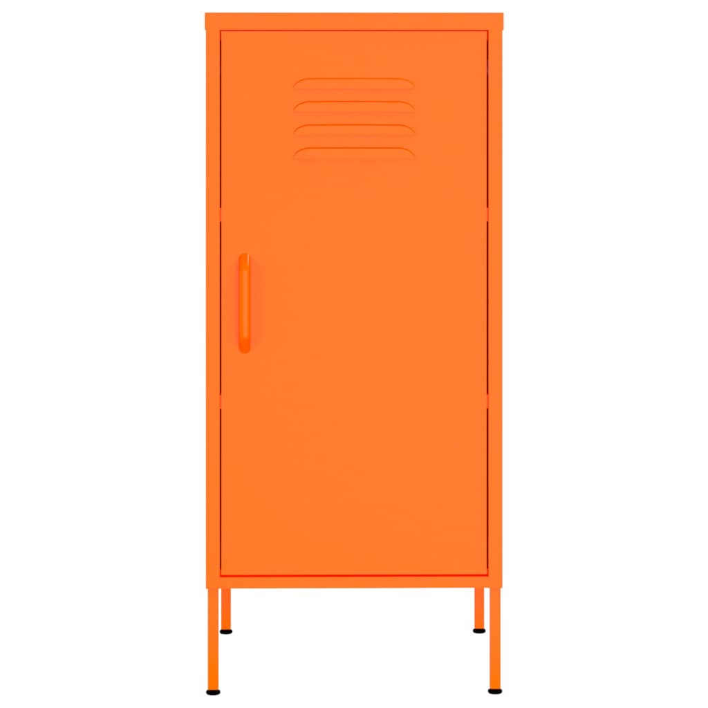 Lagerschrank Orange 42,5x35x101,5 cm Stahl