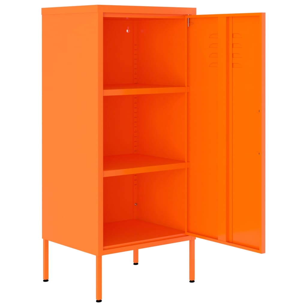 Lagerschrank Orange 42,5x35x101,5 cm Stahl