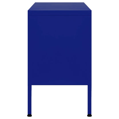 TV-Schrank Marineblau 105x35x50 cm Stahl