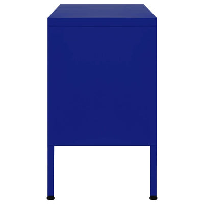 TV-Schrank Marineblau 105x35x50 cm Stahl