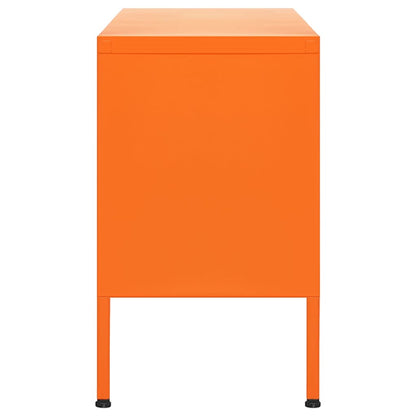 TV-Schrank Orange 105x35x50 cm Stahl