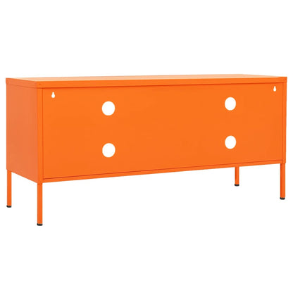 TV-Schrank Orange 105x35x50 cm Stahl