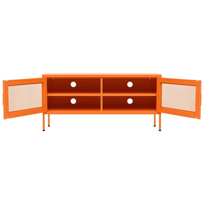 TV-Schrank Orange 105x35x50 cm Stahl