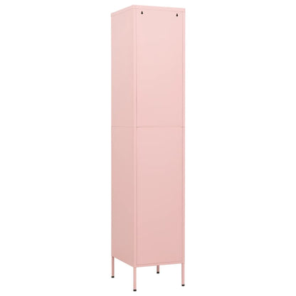 Schließfachschrank Rosa 35x46x180 cm Stahl