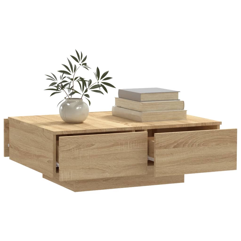 Couchtisch Sonoma-Eiche 90x60x31 cm Holzwerkstoff