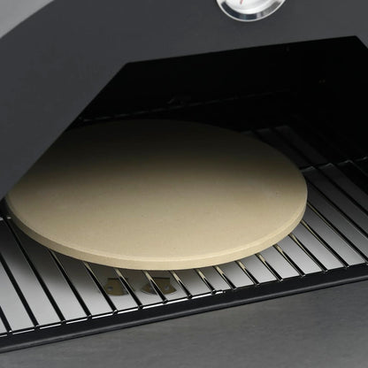 3-in-1 Outdoor-Pizzaofen & Grill Schwarz