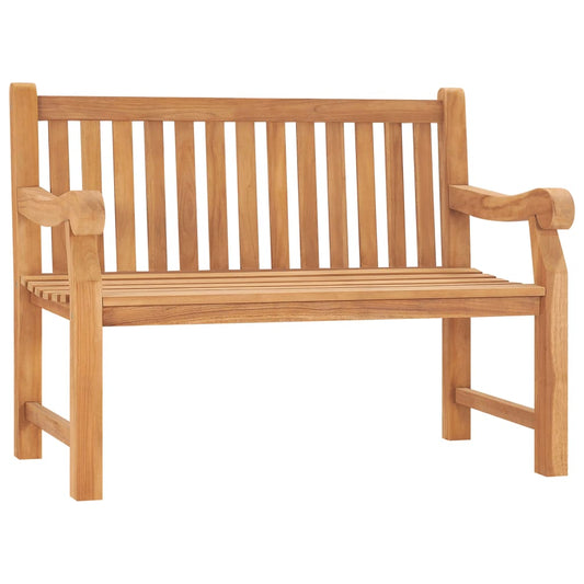 Gartenbank 114 cm Massivholz Teak