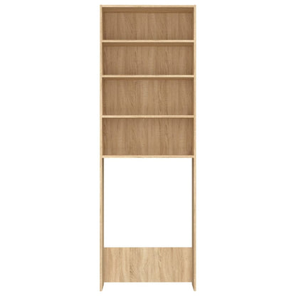 Waschmaschinenschrank Sonoma-Eiche 64x24x190 cm