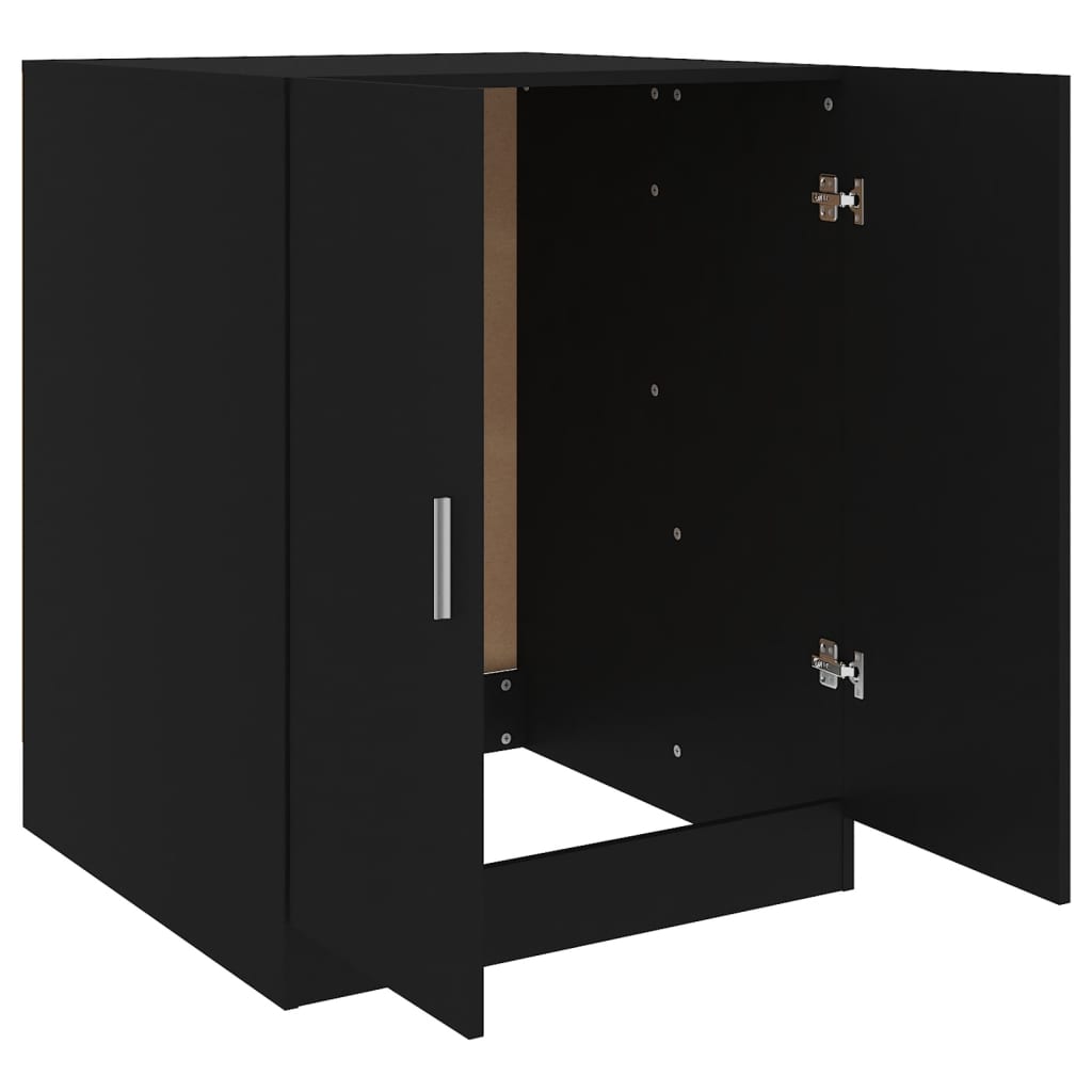 Waschmaschinenschrank Schwarz 71x71,5x91,5 cm