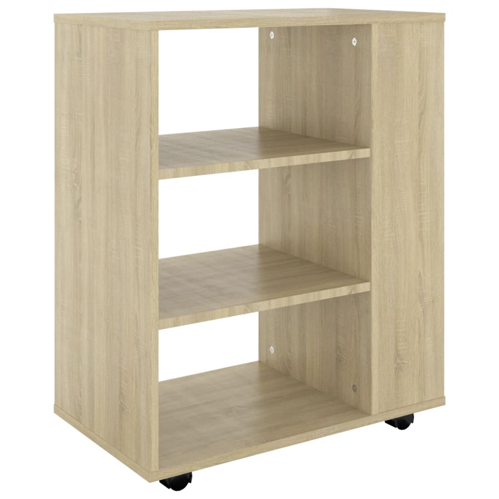 Rollschrank Sonoma-Eiche 60x35x75 cm Holzwerkstoff