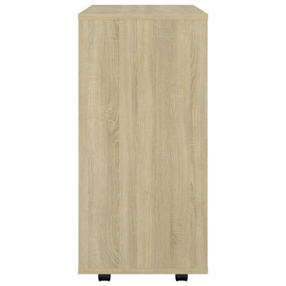 Rollschrank Sonoma-Eiche 60x35x75 cm Holzwerkstoff