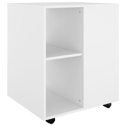 Rollschrank Weiß 60x53x72 cm Holzwerkstoff