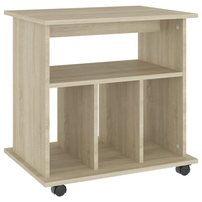 Rollschrank Sonoma-Eiche 60x45x60 cm Holzwerkstoff