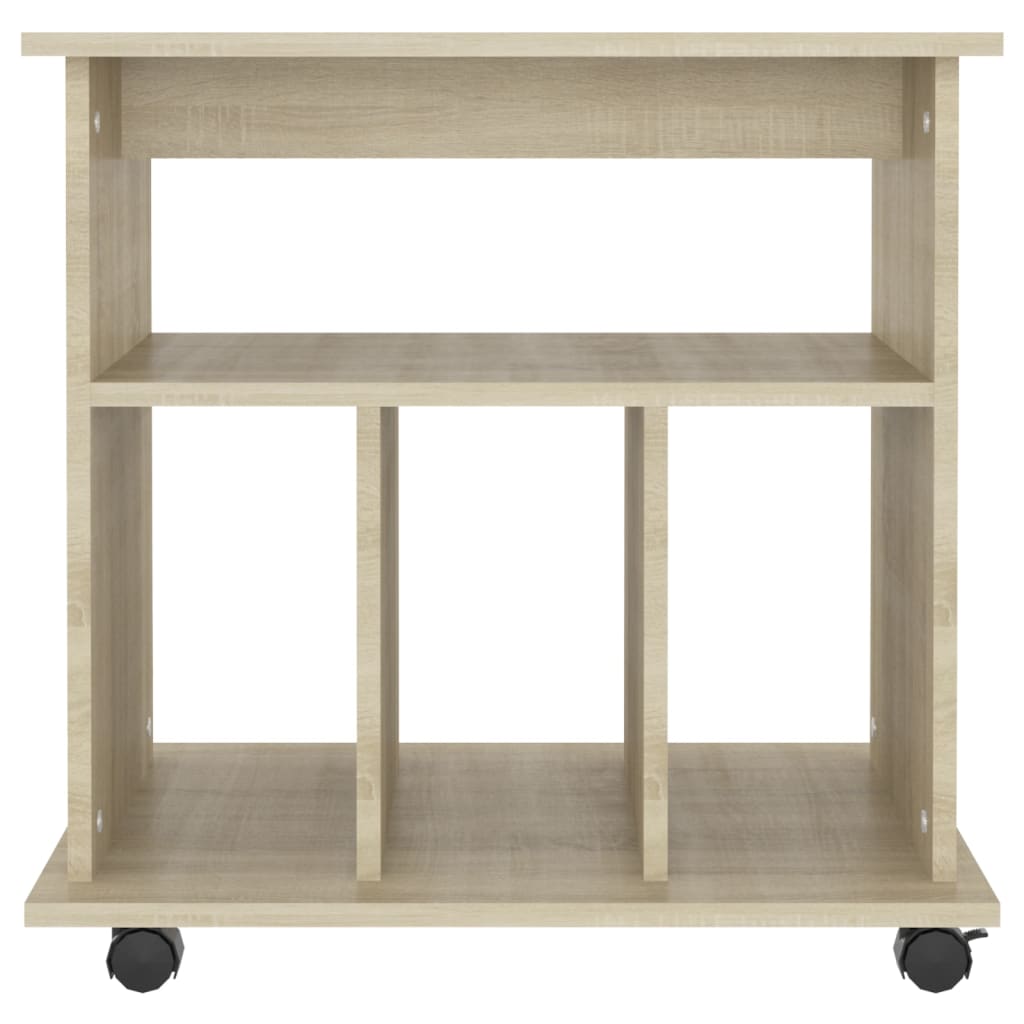 Rollschrank Sonoma-Eiche 60x45x60 cm Holzwerkstoff