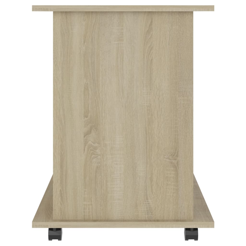 Rollschrank Sonoma-Eiche 60x45x60 cm Holzwerkstoff