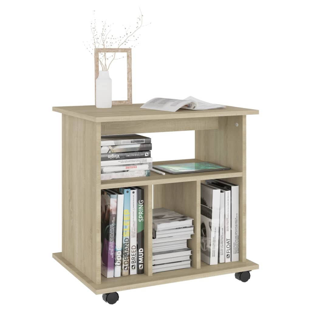 Rollschrank Sonoma-Eiche 60x45x60 cm Holzwerkstoff