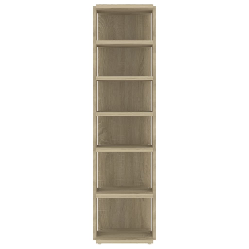 Schuhschrank Sonoma-Eiche 27,5x27x102 cm Holzwerkstoff