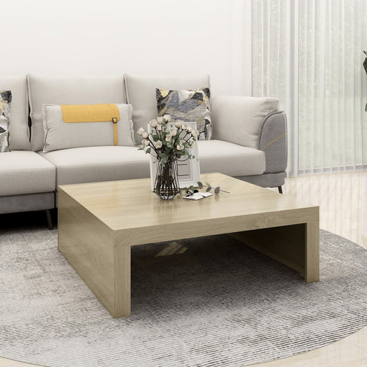 Couchtisch Sonoma-Eiche 100x100x35 cm Holzwerkstoff