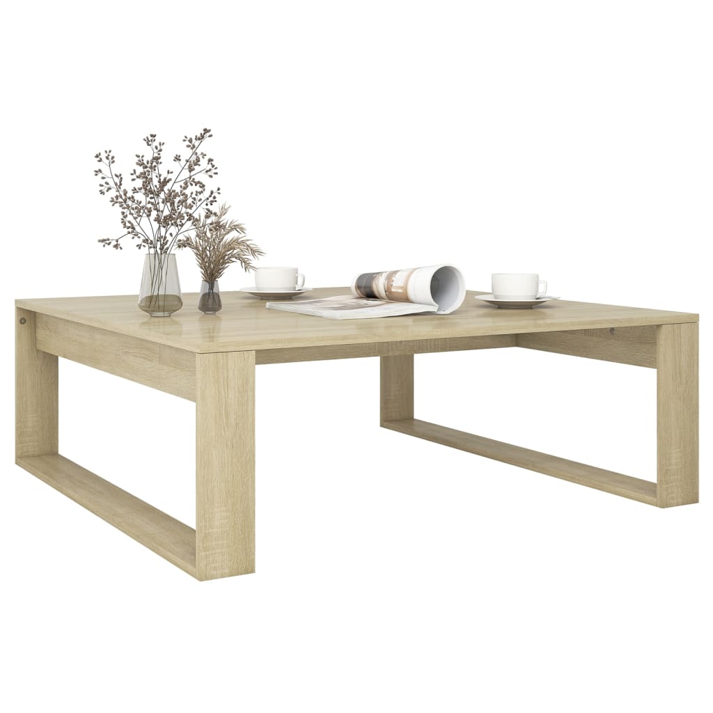 Couchtisch Sonoma-Eiche 100x100x35 cm Holzwerkstoff