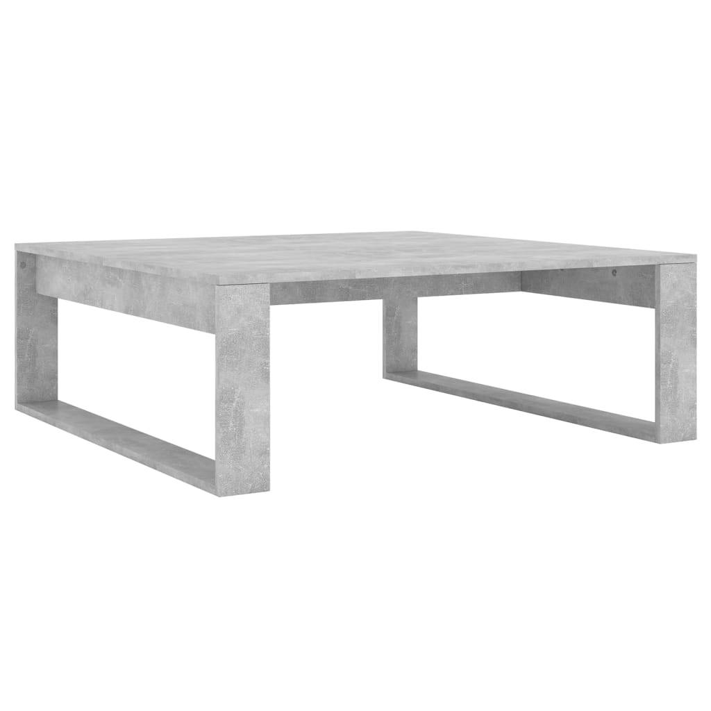 Couchtisch Betongrau 100x100x35 cm Holzwerkstoff