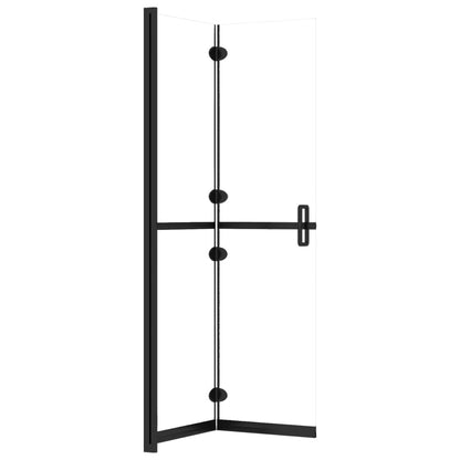 Faltbare begehbare Duschwand Transparentes ESG Glas 70x190 cm