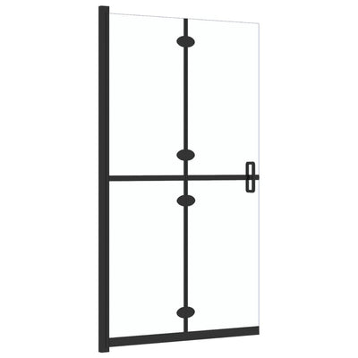 Faltbare begehbare Duschwand Transparentes ESG Glas 80x190 cm