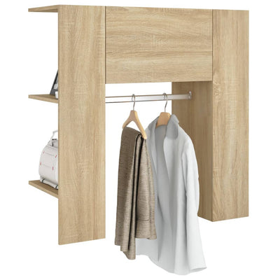 Flurschrank Sonoma-Eiche 97,5x37x99 cm Holzwerkstoff