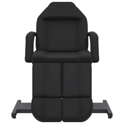 Kosmetikstuhl Kunstleder Schwarz 180x62x78 cm