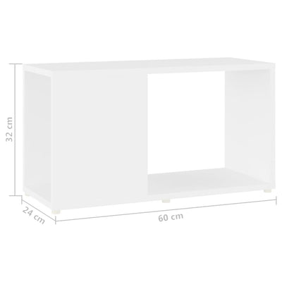 TV-Schrank Weiß 60x24x32 cm Holzwerkstoff