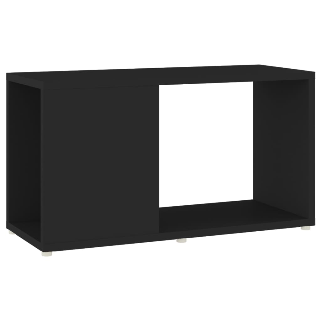 TV-Schrank Schwarz 60x24x32 cm Holzwerkstoff