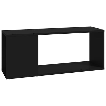 TV-Schrank Schwarz 80x24x32 cm Holzwerkstoff