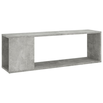 TV-Schrank Betongrau 100x24x32 cm Holzwerkstoff