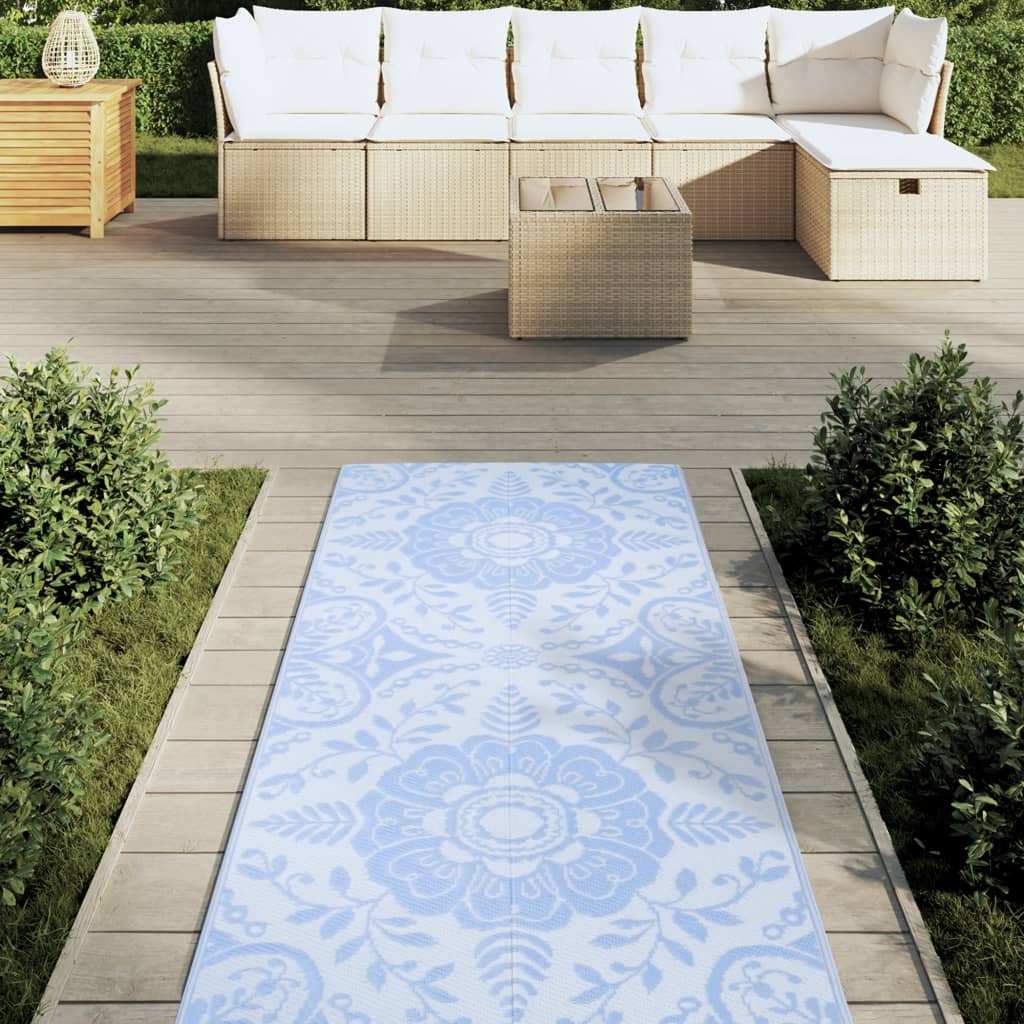 Outdoor-Teppich Babyblau 80x250 cm PP