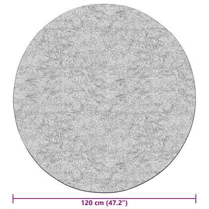 Teppich Waschbar Schwarz und Golden φ120 cm Rutschfest