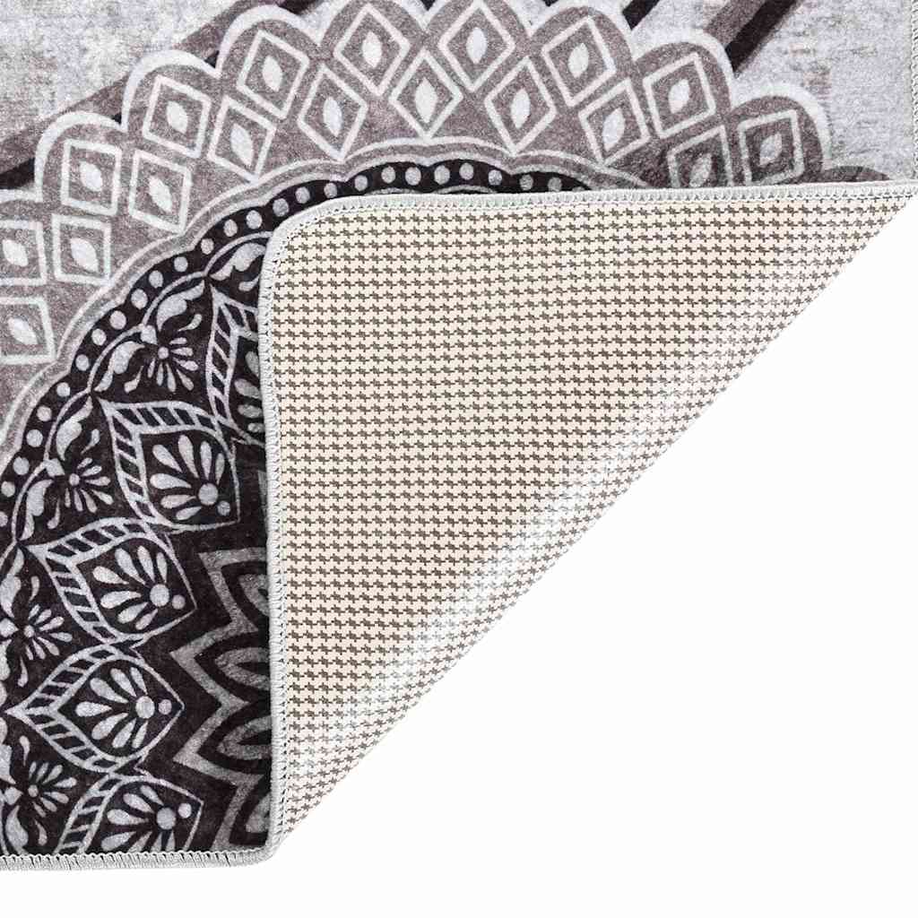 Teppich Waschbar 80x300 cm Mehrfarbig Rutschfest