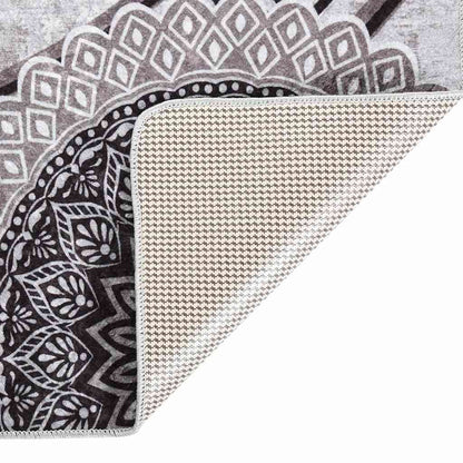 Teppich Waschbar 80x300 cm Mehrfarbig Rutschfest