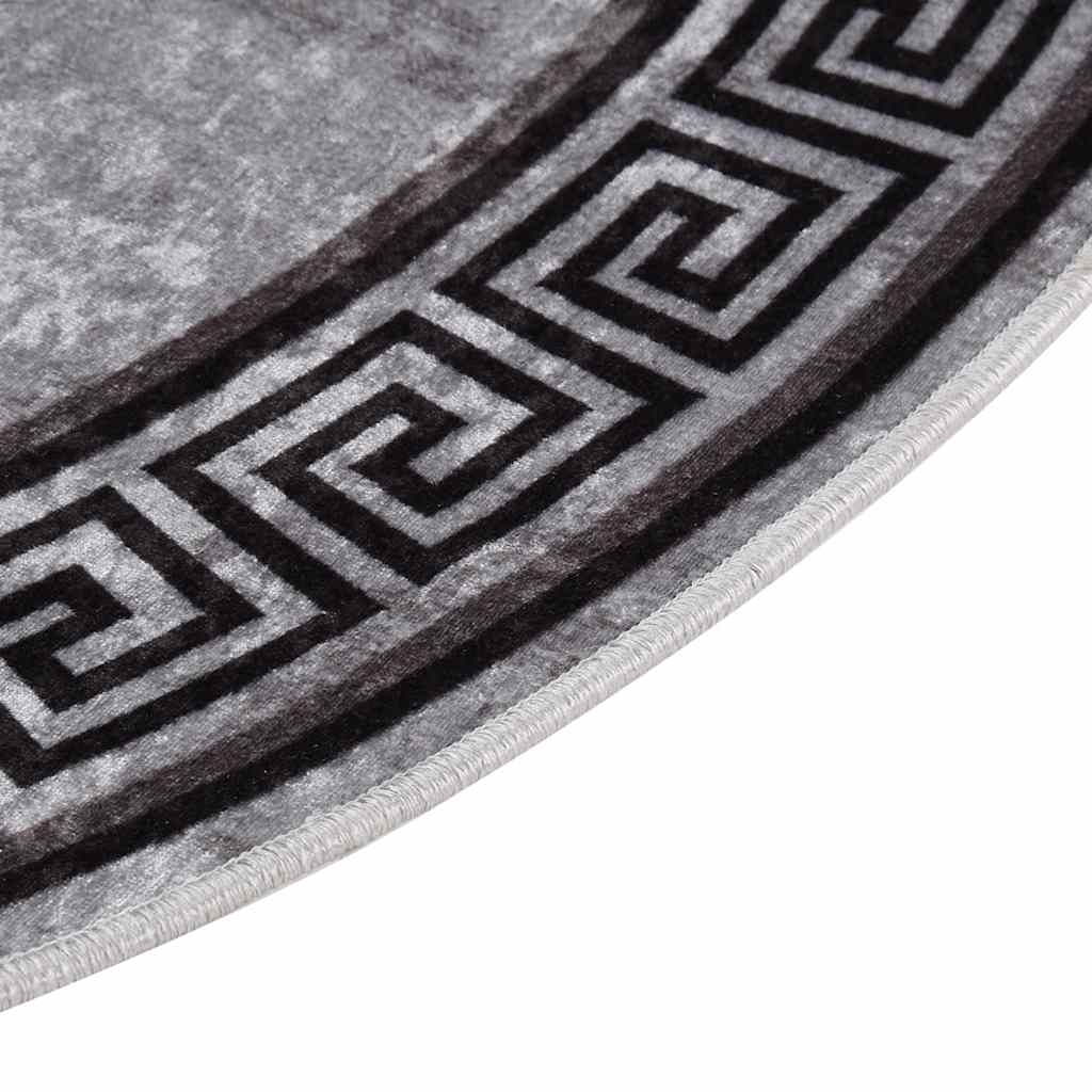 Tappeto lavabile, multicolore, φ120 cm, antiscivolo