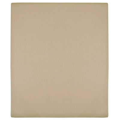 Spannbettlaken Jersey Taupe 140x200 cm Baumwolle