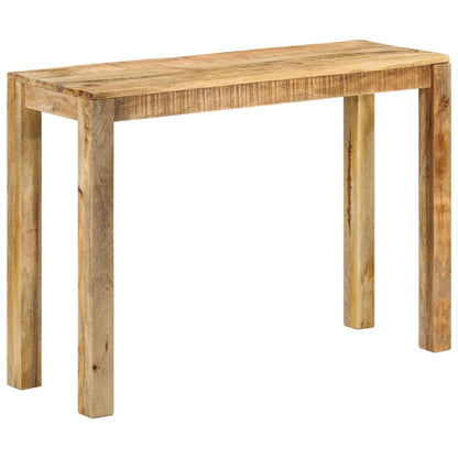 Konsolentisch 110x35x76 cm Raues Mangoholz