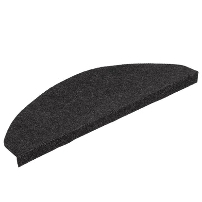 Stufenmatten Selbstklebend 15 Stk. 65x22,5x3,5 cm Schwarz