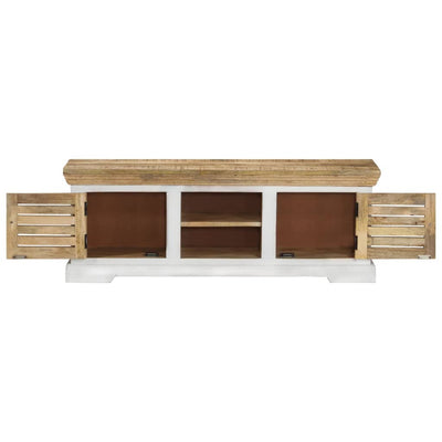 TV-Schrank 110x30x40 cm Massivholz Mango