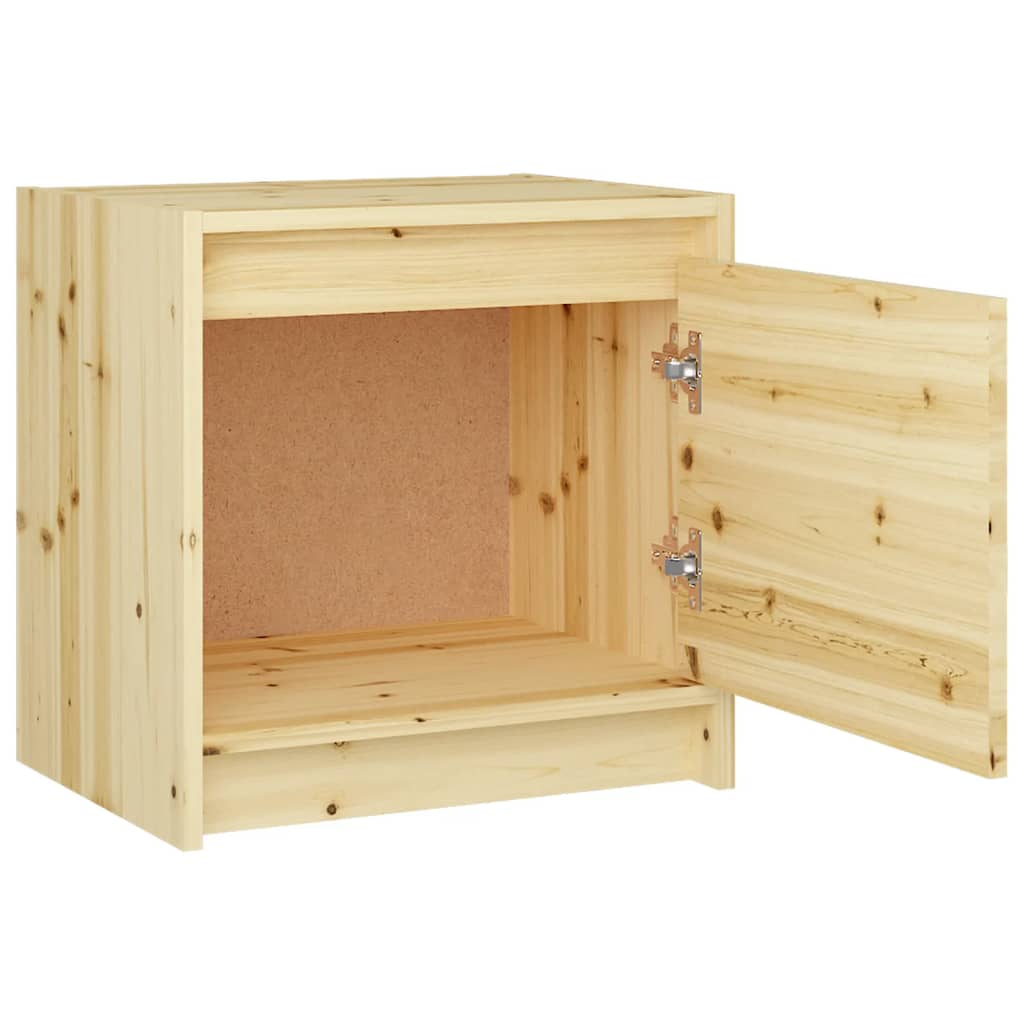 Nachttische 2 Stk. 40x30,5x40 cm Massivholz Tanne