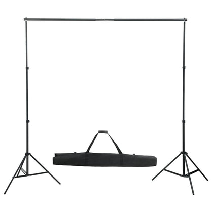 Fotostudio-Set mit Beleuchtung und Hintergrund