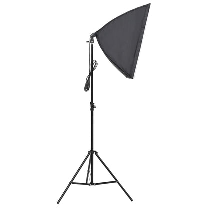 Fotostudio-Set mit Softbox, Hintergrund und Reflektor