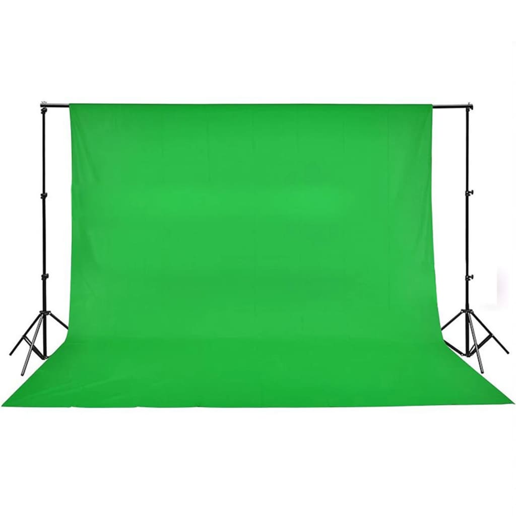 Fotostudio-Set mit Beleuchtung, Hintergrund und Reflektor