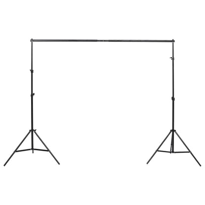 Fotostudio-Set mit Beleuchtung, Hintergrund und Reflektor