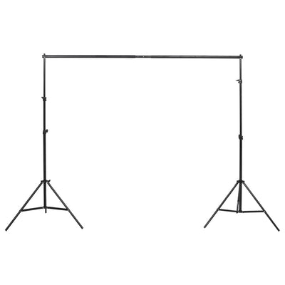 Fotostudio-Set mit Beleuchtung, Hintergrund und Reflektor